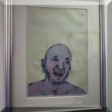 A06. Michael Hecht ”Mercury Laughing II“ Serigraphic monoprint. 18” x 22” 